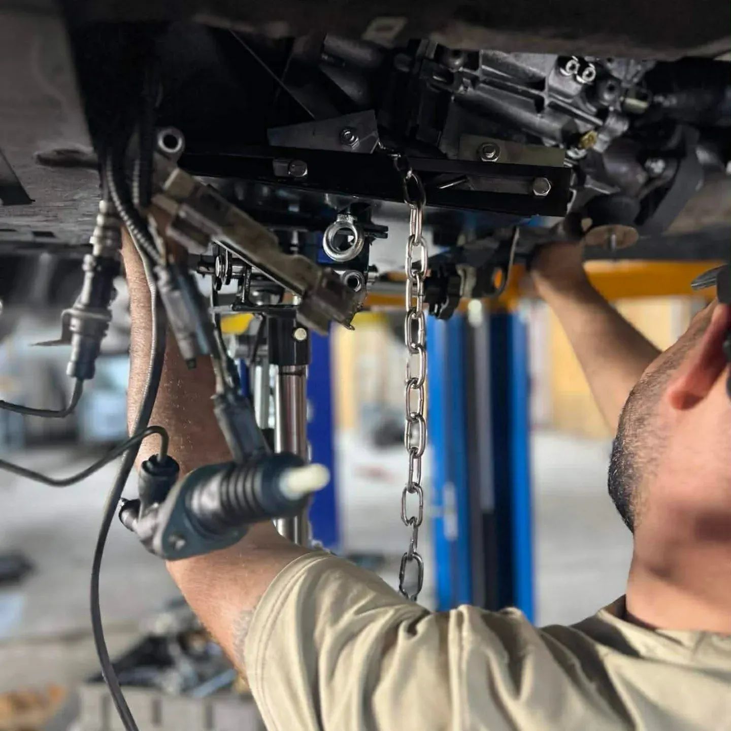 Modern automotive repair tools and equipment